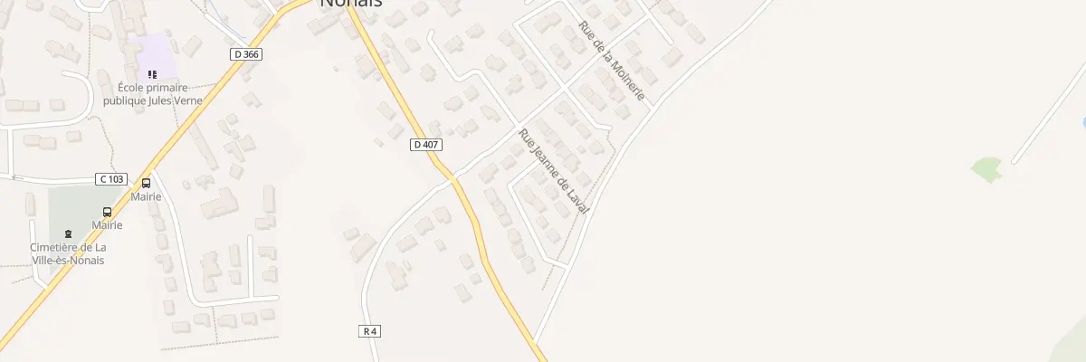 Plan du 14 Rue Jeanne de Laval à La Ville-ès-Nonais