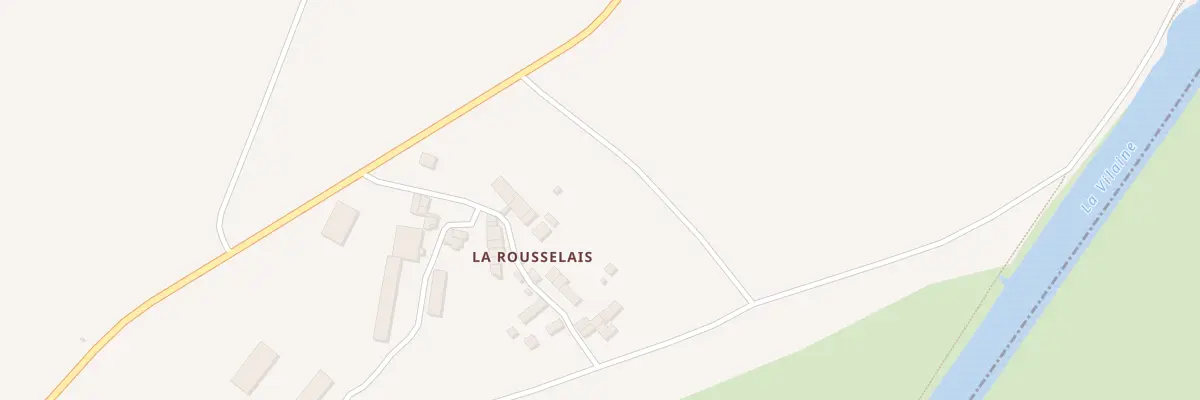 Plan du 13 La Rousselais à La Chapelle-de-Brain