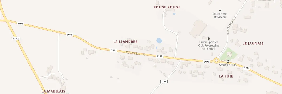 Plan du 32 Rue de la Fuie à Frossay