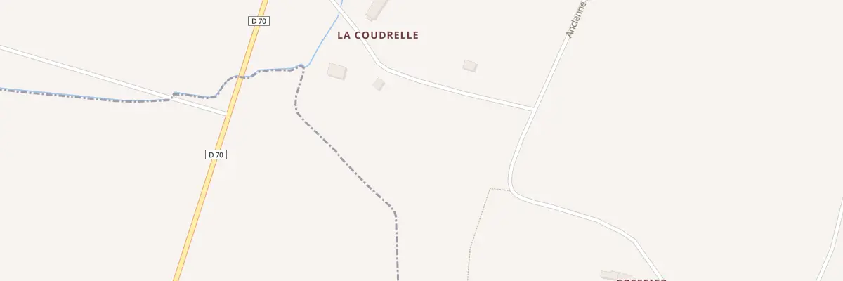 Plan du 12 La Coudrelle à Miniac-sous-Bécherel