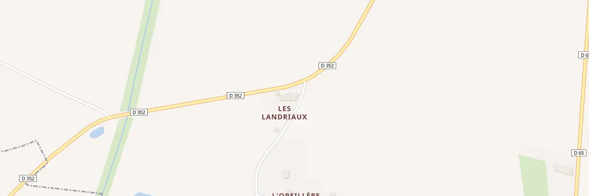 Plan du 2 Les Landriaux à Lieuron