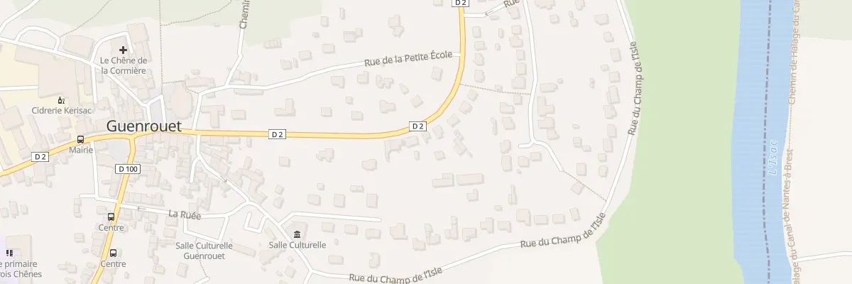 Plan du 26 Rue de l’Isac à Guenrouet