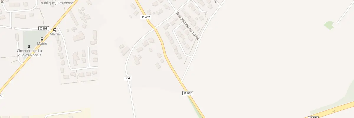 Plan du 9 Rue Jeanne de Laval à La Ville-ès-Nonais