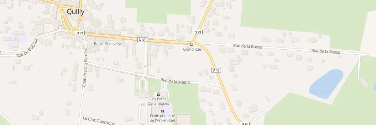 Plan du 40 Rue Grande Rue à Quilly