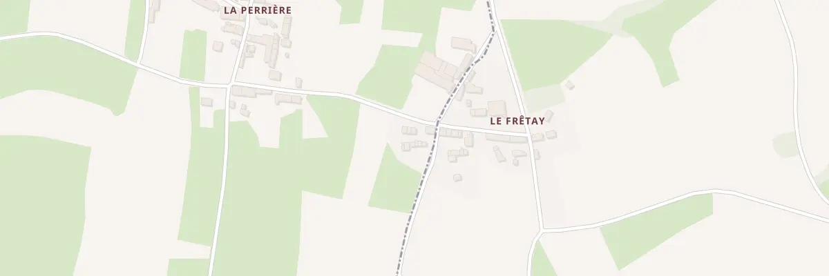Plan du 542 Le Fretay aux Champs-Géraux