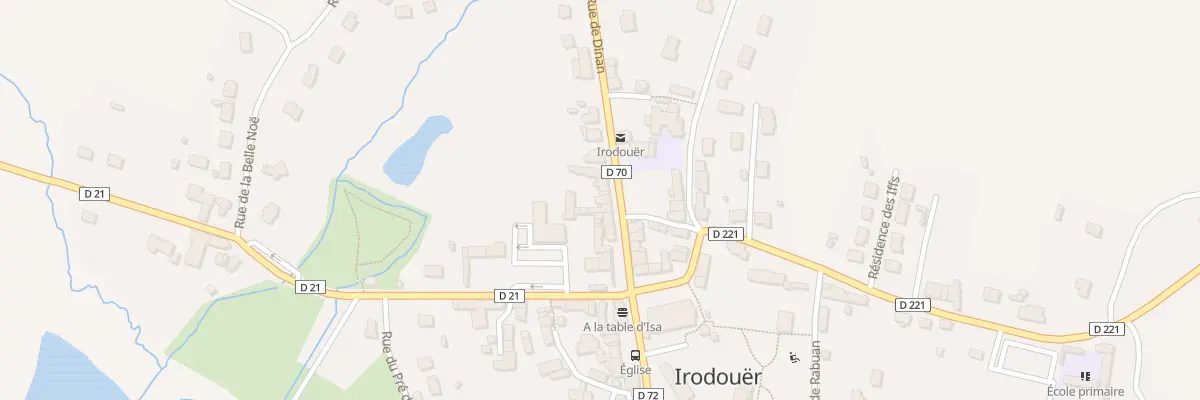Plan du 11 Rue de Dinan à Irodouër