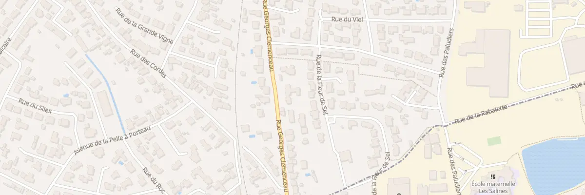 Plan du 233 Rue Georges Clemenceau à Saint-Hilaire-de-Riez