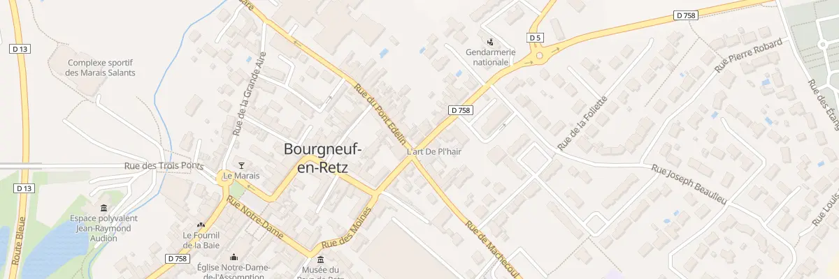 Plan du 8 Rue du Château Gaillard à Villeneuve-en-Retz
