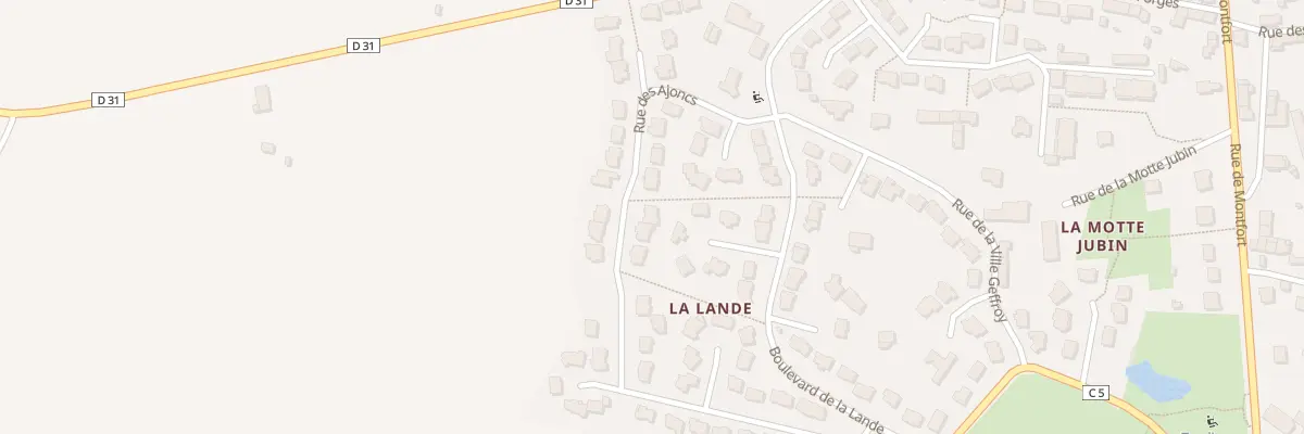 Plan du 11 Rue DES AJONCS à Bédée
