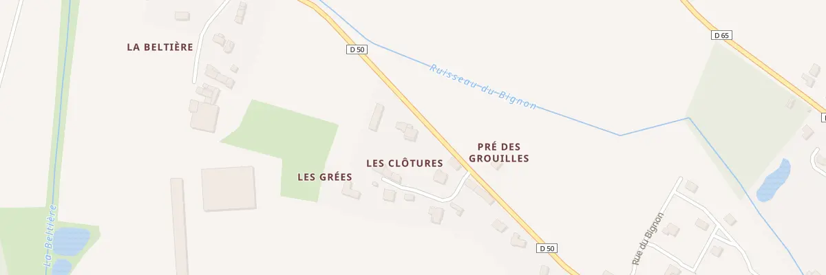 Plan du 41 Les Clotures à Lieuron