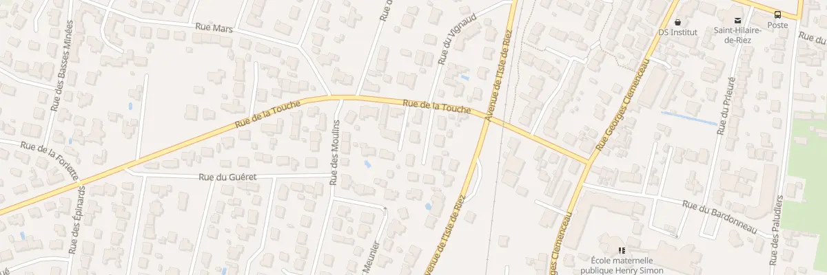 Plan du 25 Rue de la Touche à Saint-Hilaire-de-Riez