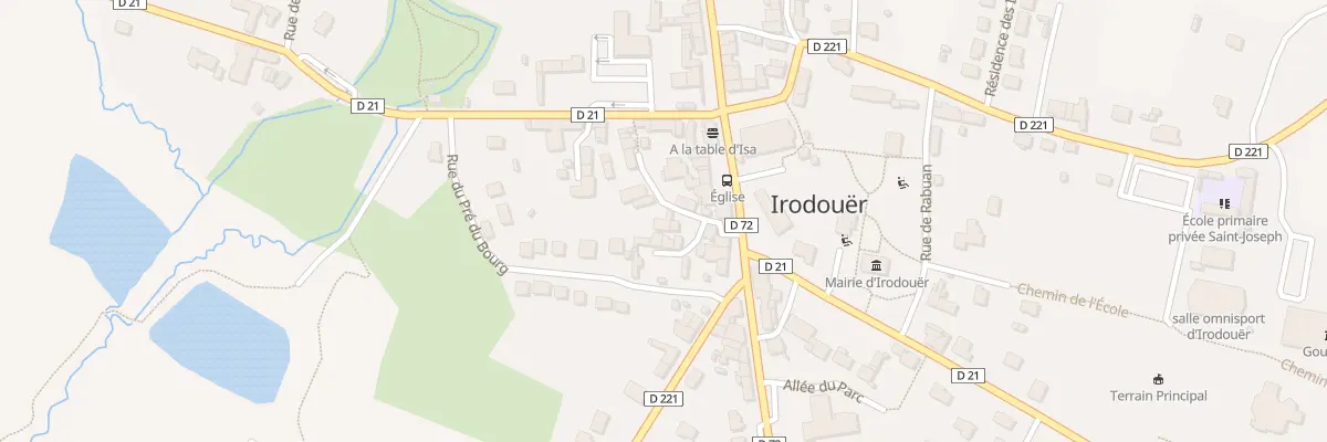 Plan du 7 All des Jardins à Irodouër