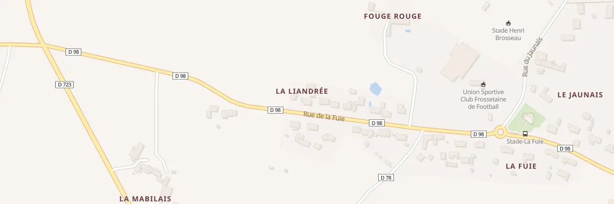 Plan du 34 Rue de la Fuie à Frossay