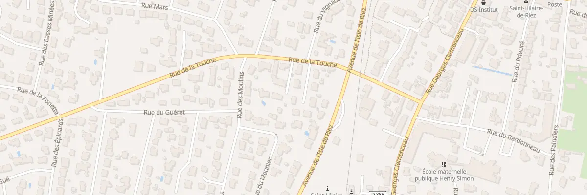 Plan du 23 Rue de la Touche à Saint-Hilaire-de-Riez