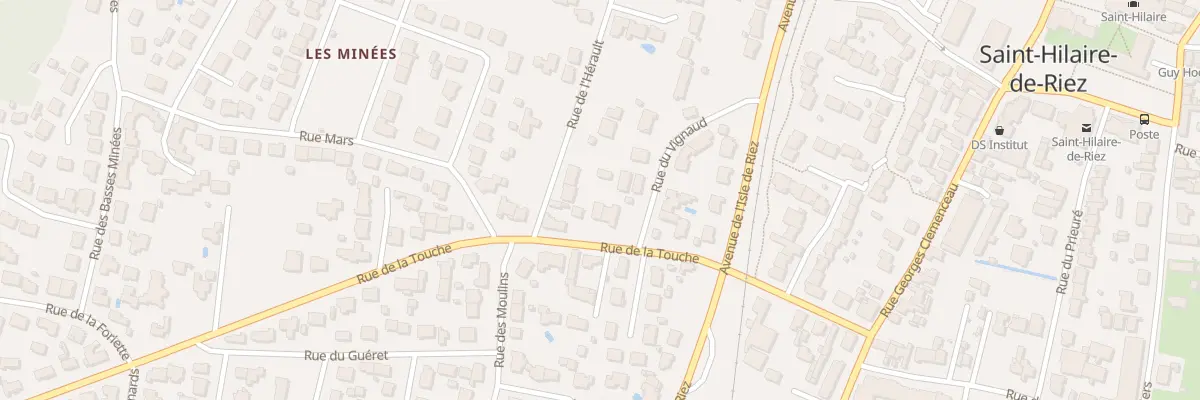 Plan du 22 Rue de la Touche à Saint-Hilaire-de-Riez