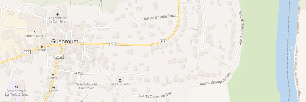 Plan du 20 Rue de l’Isac à Guenrouet