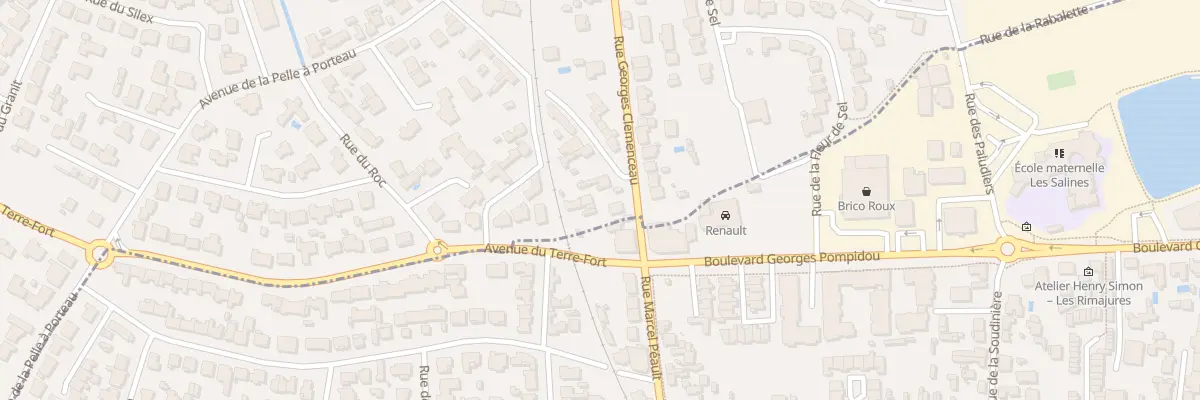 Plan du 198 Rue Georges Clemenceau à Saint-Hilaire-de-Riez