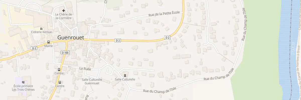 Plan du 16 Rue de l’Isac à Guenrouet