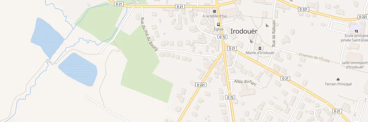 Plan du 3 Rue du Pré du Bourg à Irodouër