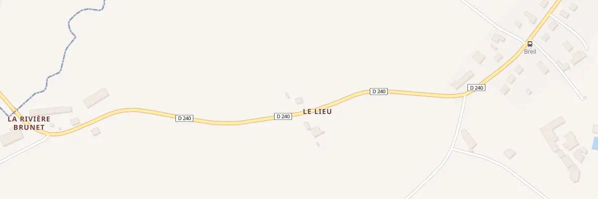 Plan du 2 La Rivière Brunet au Verger