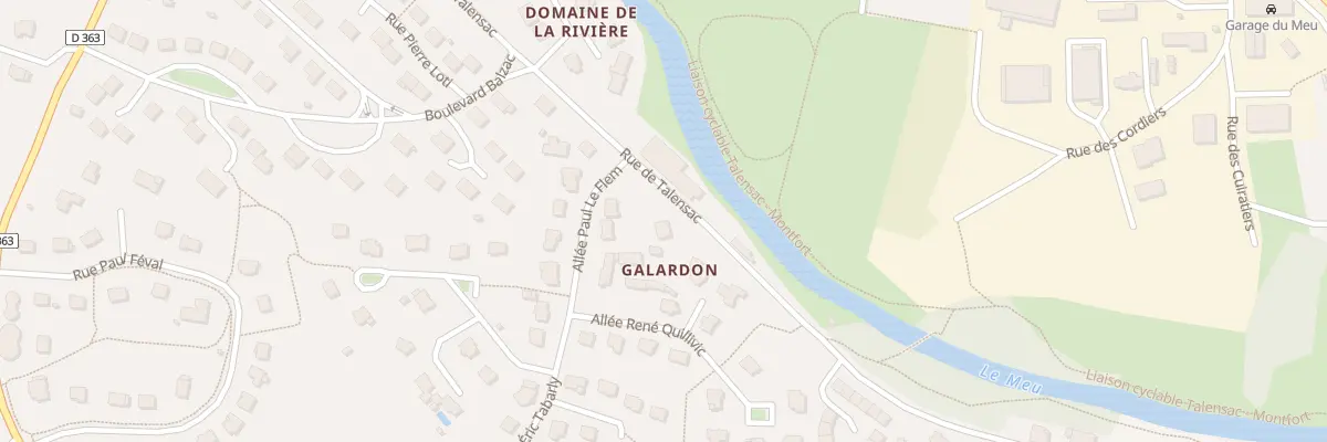 Plan du 5961 Galardon à Montfort-sur-Meu
