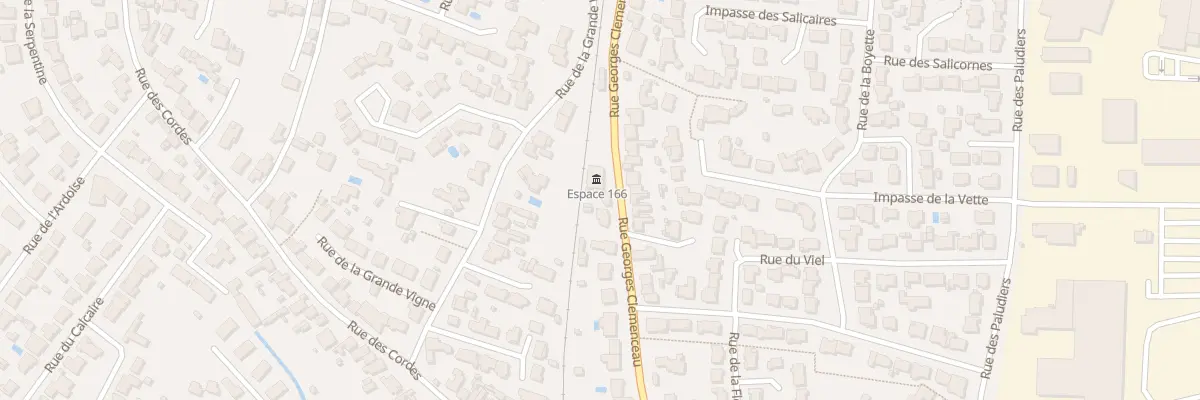 Plan du 168 Rue Georges Clemenceau à Saint-Hilaire-de-Riez