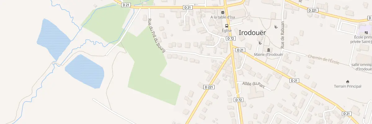 Plan du 5 Rue du Pré du Bourg à Irodouër