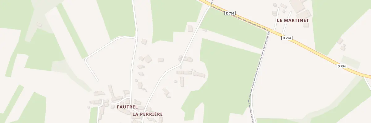 Plan du 564 Fautrel aux Champs-Géraux