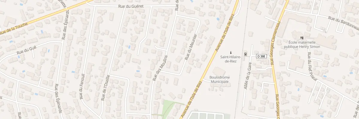 Plan du 10 Rue du Meunier à Saint-Hilaire-de-Riez