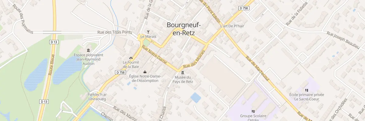 Plan du 3 Rue des Moines à Villeneuve-en-Retz