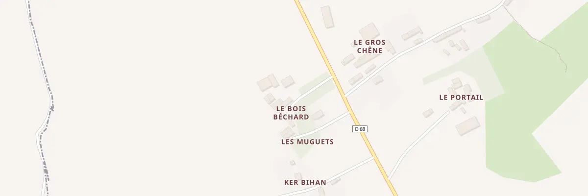 Plan du 5109 Le Bois Bechard à Longaulnay