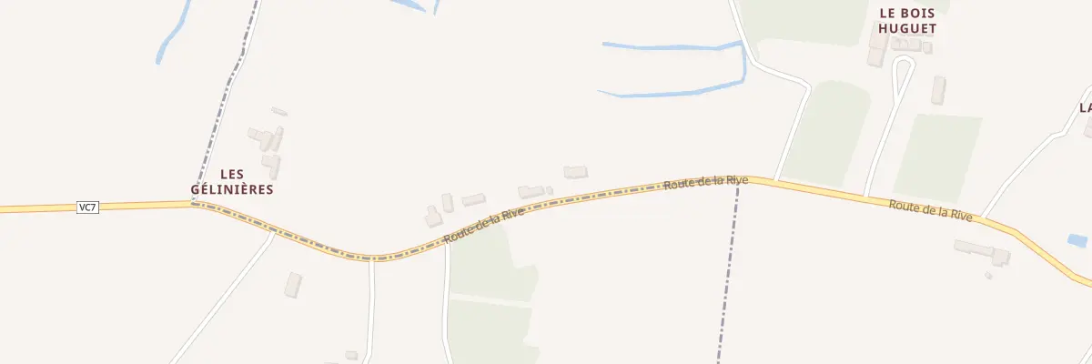 Plan du 92 Rte de la Rive à Châteauneuf