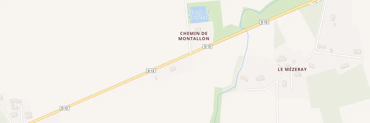 Plan du 5142 Route de Quiou à Saint-Thual