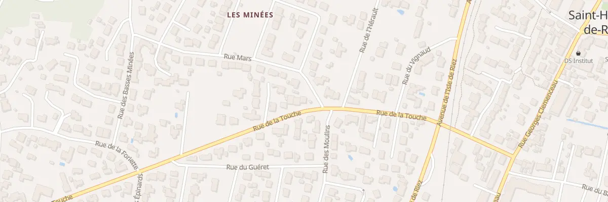 Plan du 28 Rue de la Touche à Saint-Hilaire-de-Riez