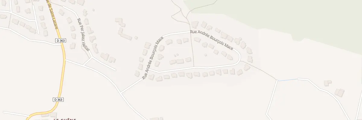 Plan du 28 Rue Andrée Bourcois Macé à Montfort-sur-Meu