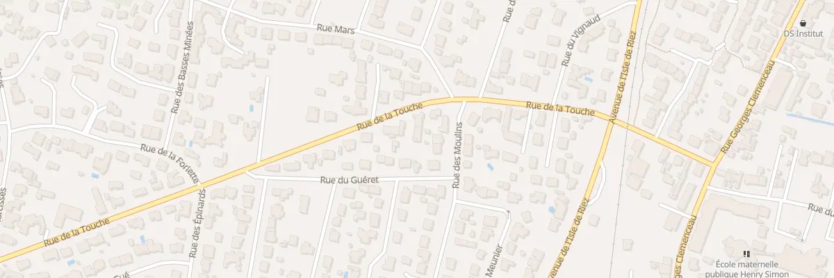 Plan du 39 Rue de la Touche à Saint-Hilaire-de-Riez