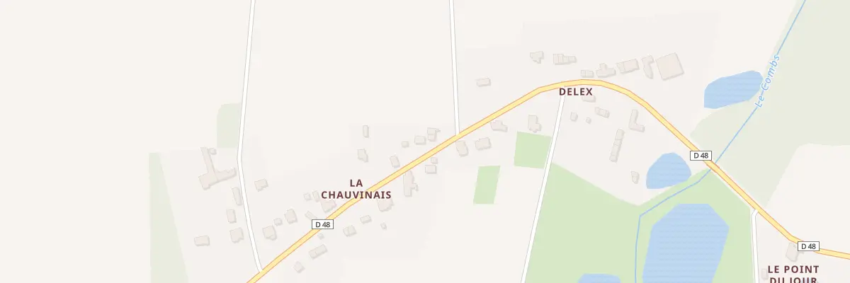 Plan du 23 La Chauvinais à Mernel