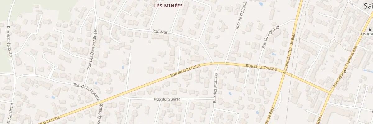 Plan du 32 Rue de la Touche à Saint-Hilaire-de-Riez
