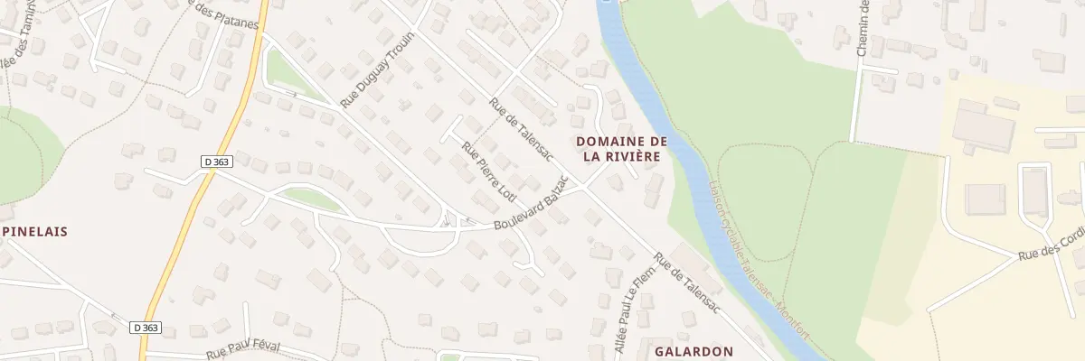 Plan du 1 Rue Pierre Loti à Montfort-sur-Meu