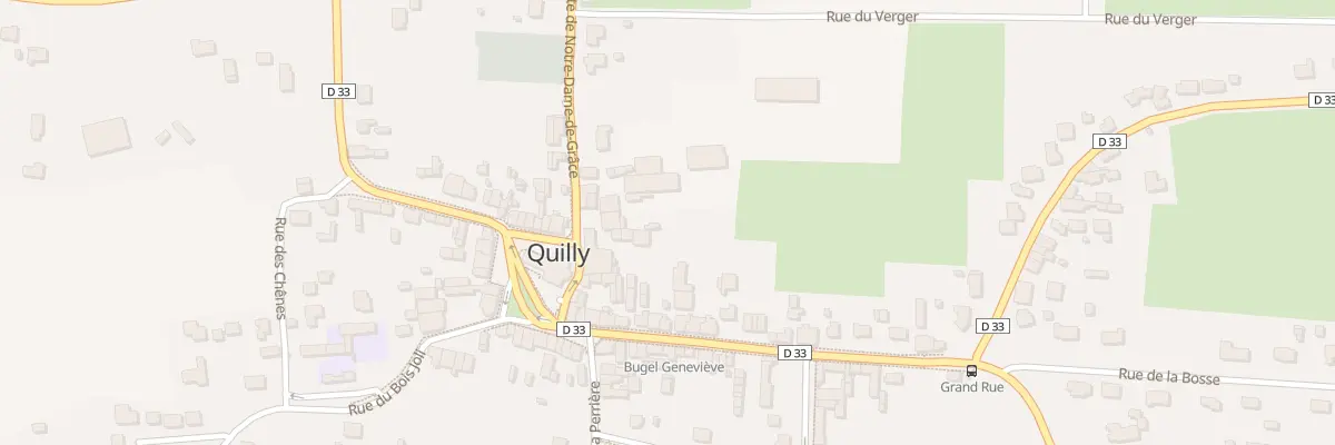 Plan du 2 Rte de Notre-dame-de-grâce à Quilly