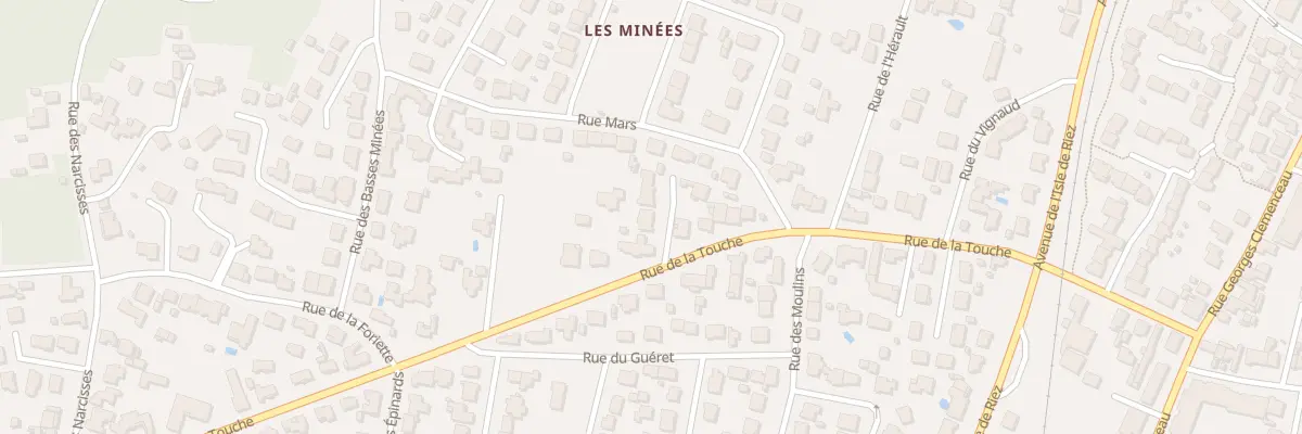 Plan du 34 Rue de la Touche à Saint-Hilaire-de-Riez