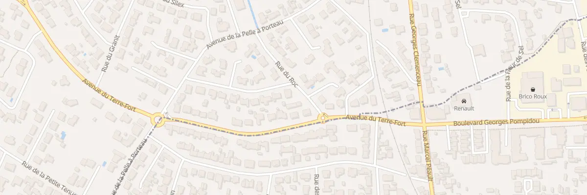Plan du 8 Rue du Roc à Saint-Hilaire-de-Riez