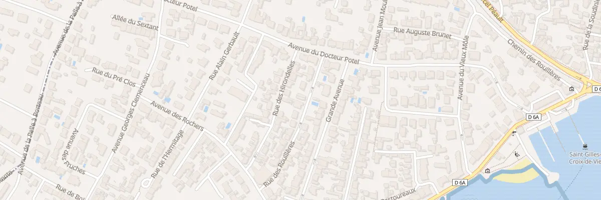 Plan du 21 Rue des rouillères à Saint-Gilles-Croix-de-Vie