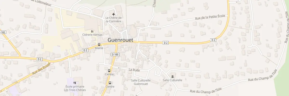 Plan du 2 Rue de l’Isac à Guenrouet