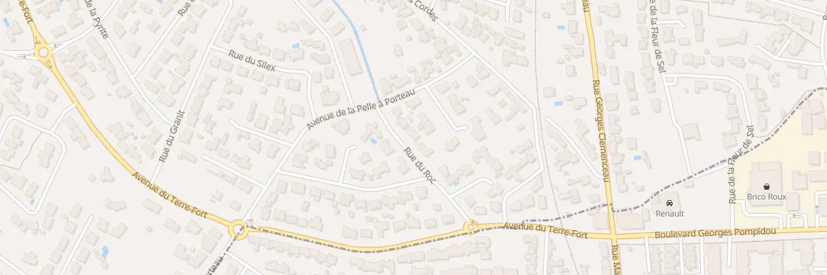 Plan du 1 Rue du Roc à Saint-Hilaire-de-Riez