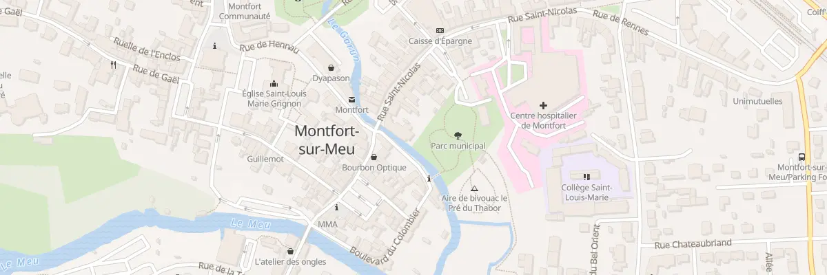 Plan du 1 Rue Saint-Nicolas à Montfort-sur-Meu