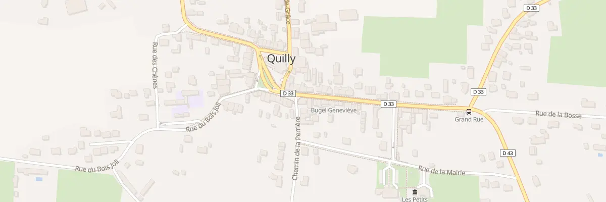 Plan du 6 Rue Grande Rue à Quilly
