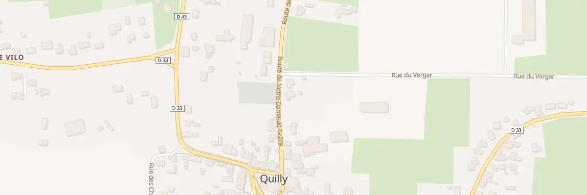 Plan du 12 Rte de Notre-dame-de-grâce à Quilly