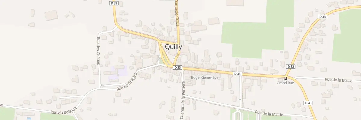 Plan du 2B Pl de l’Eglise à Quilly