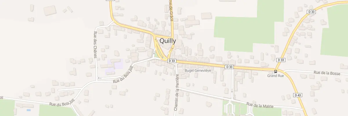 Plan du 1 Rue Grande Rue à Quilly